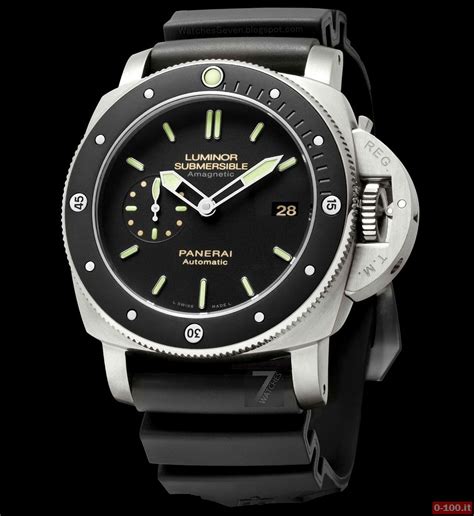 officine panerai submersible|Panerai submersible models.